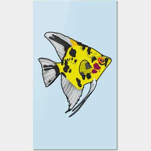 Koi Angelfish Posters and Art